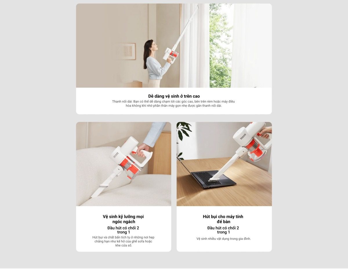 Máy hút bụi cầm tay không dây Xiaomi Vacuum Cleaner G20 Lite