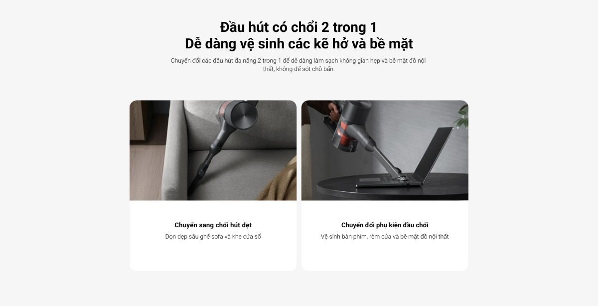Máy hút bụi cầm tay không dây Xiaomi Vacuum Cleaner G20 Max