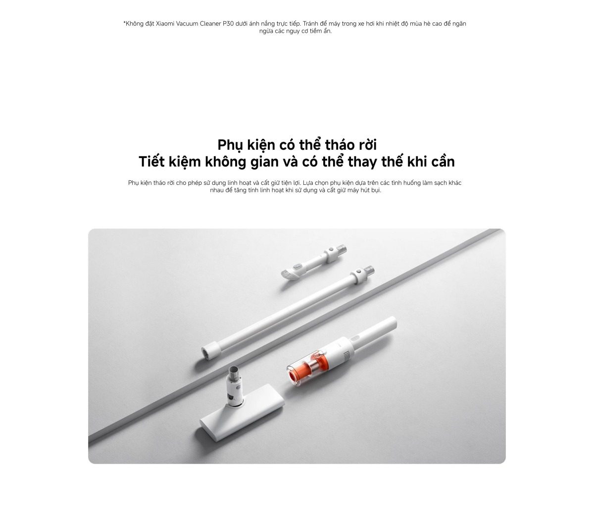 Máy hút bụi cầm tay không dây Xiaomi Vacuum Cleaner P30