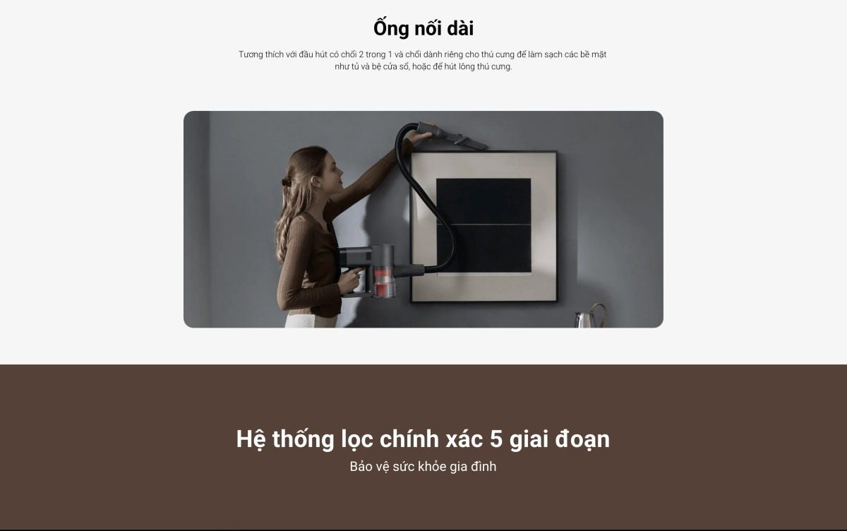 Máy hút bụi cầm tay không dây Xiaomi Vacuum Cleaner G20 Max