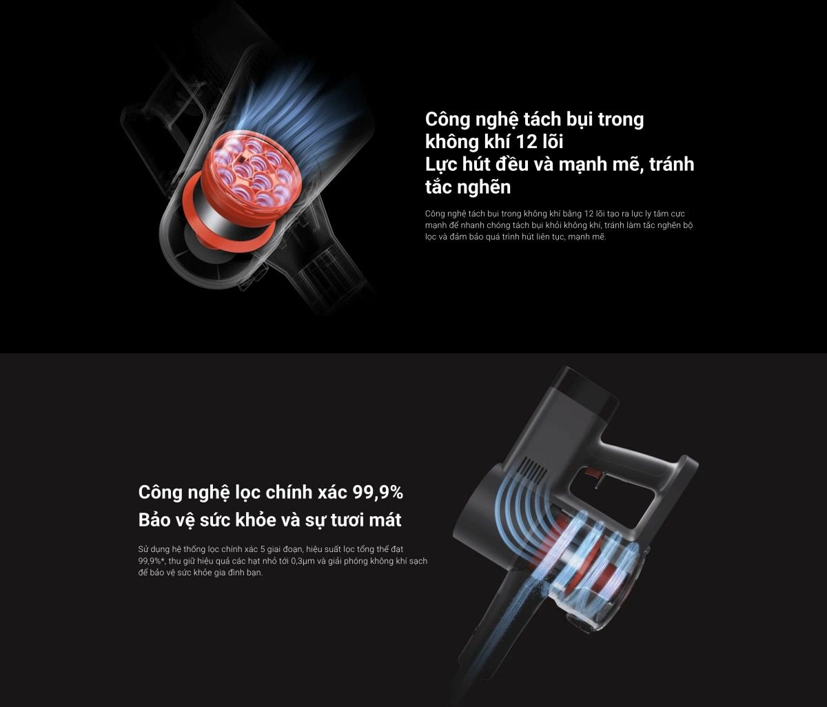 Máy hút bụi cầm tay không dây Xiaomi Vacuum Cleaner G20 Max
