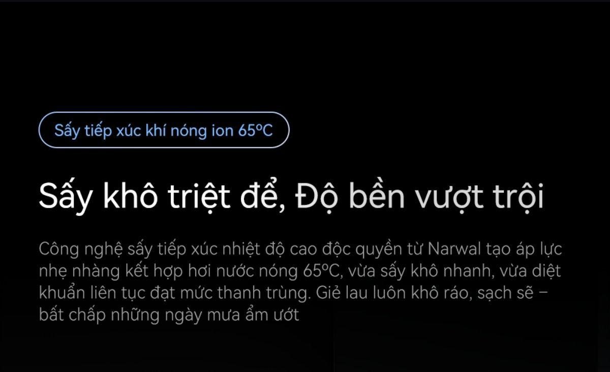 Narwal S20 gập nghiêng 180°