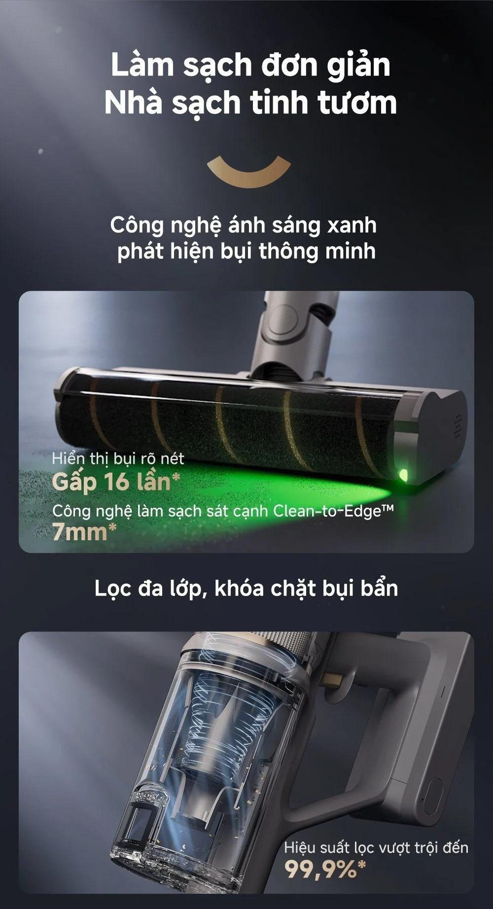 Máy hút bụi cầm tay không dây Dreame Z10S Station