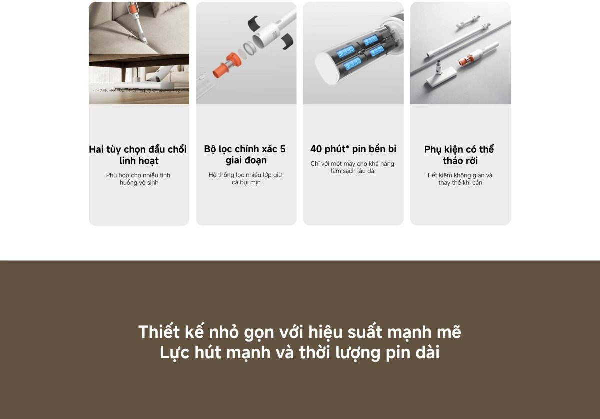 Máy hút bụi cầm tay không dây Xiaomi Vacuum Cleaner P30