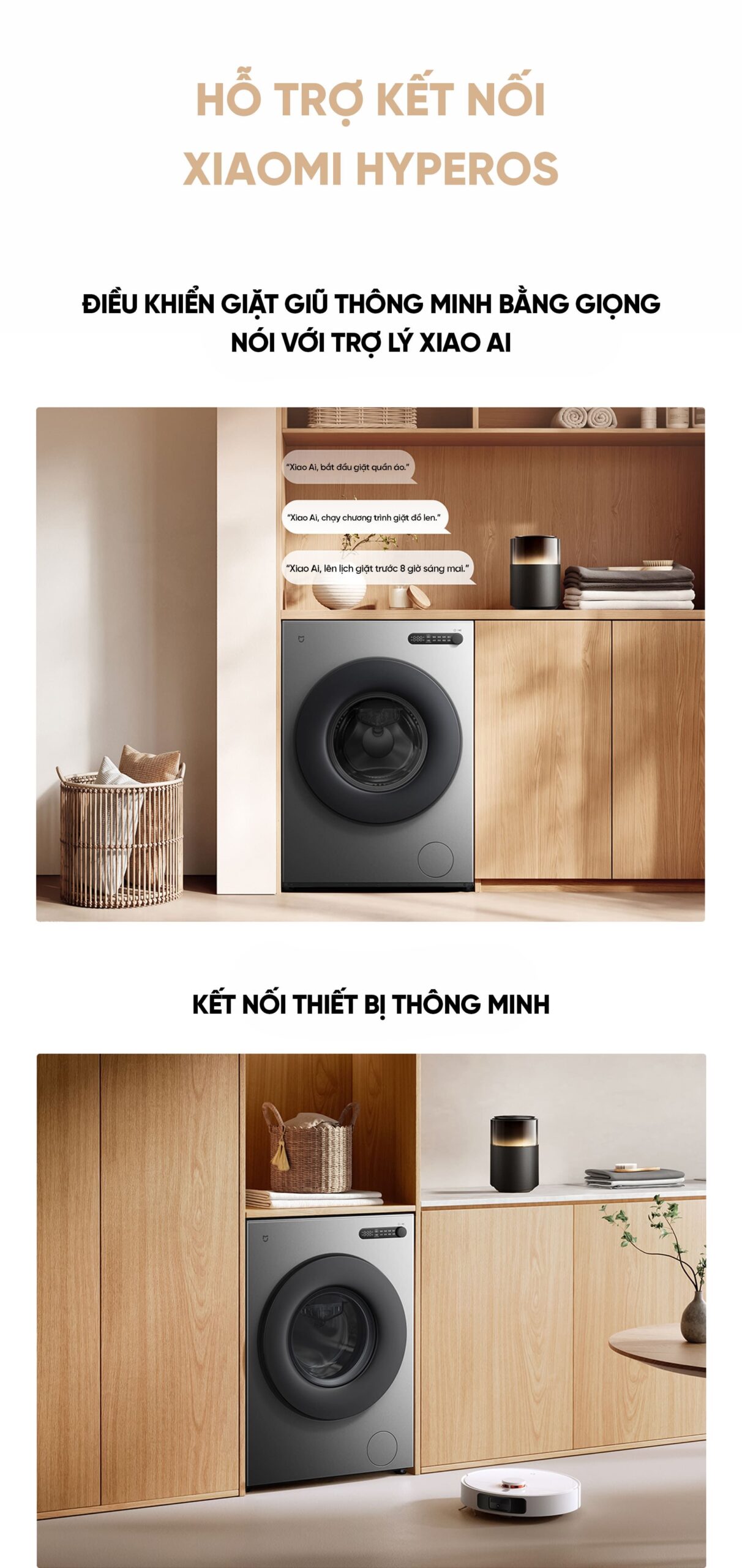 Máy giặt Xiaomi Mijia XQG100MJ205 10kg Phiên bản 2026 Lắp âm tường