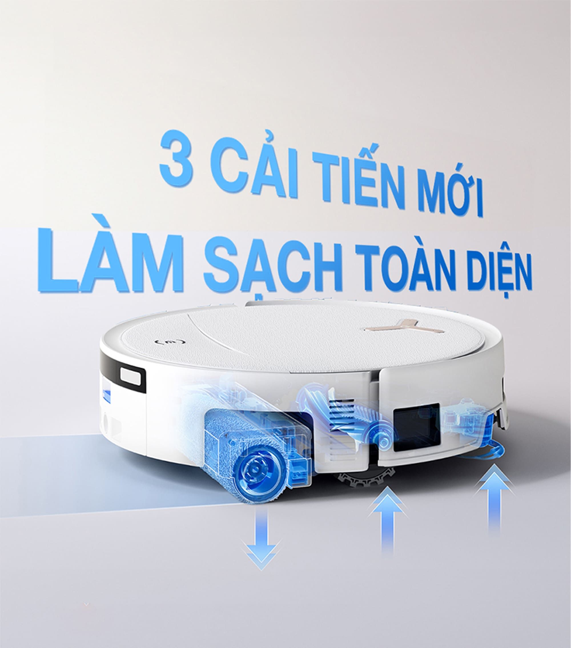 Robot hút bụi lau nhà Ecovacs Deebot T80S Omni