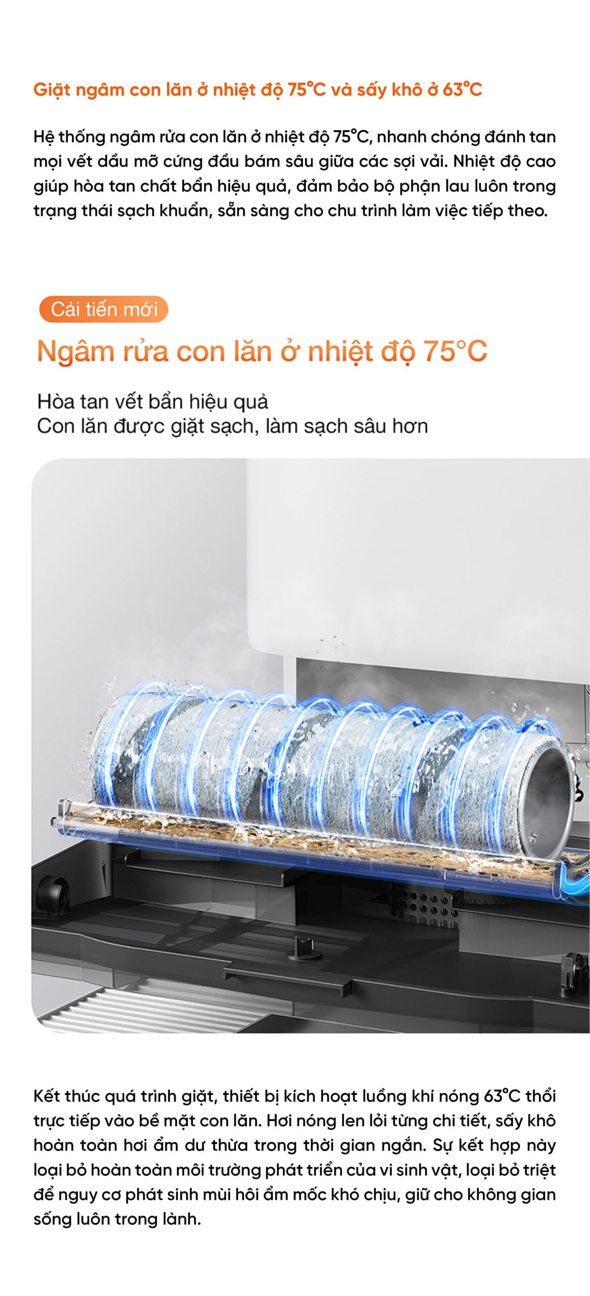 Robot hút bụi lau nhà Ecovacs Deebot T80S Omni