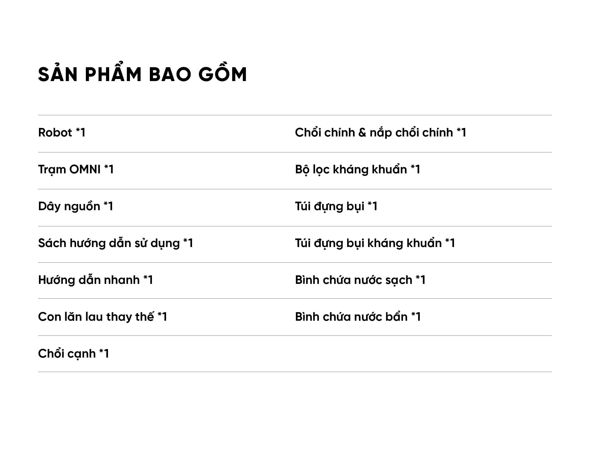 Robot hút bụi lau nhà Ecovacs Deebot T80S Omni