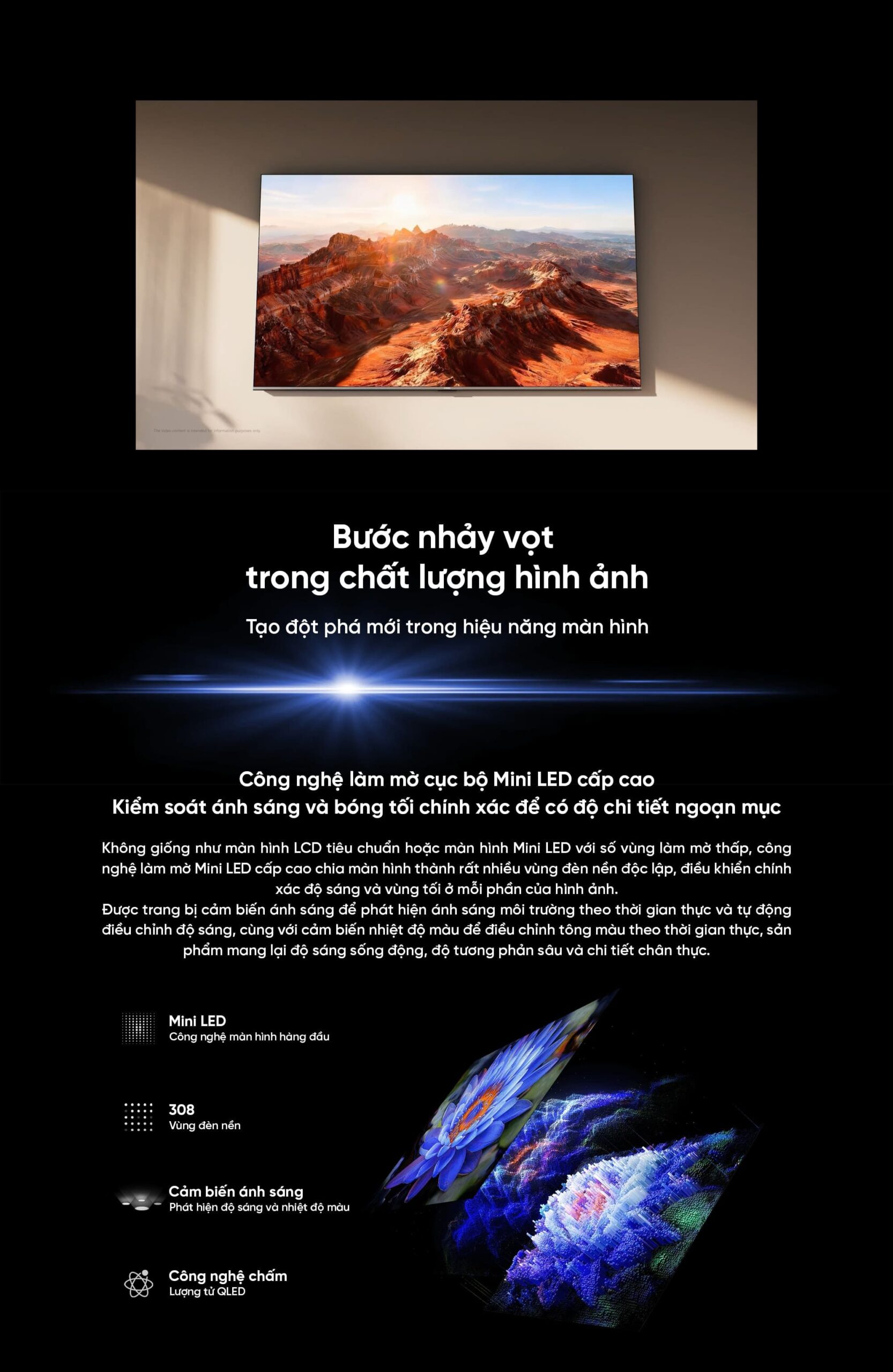 Xiaomi TV S Mini LED 2026 55 Inch QD-Mini LED 4K - BẢN QUỐC TẾ
