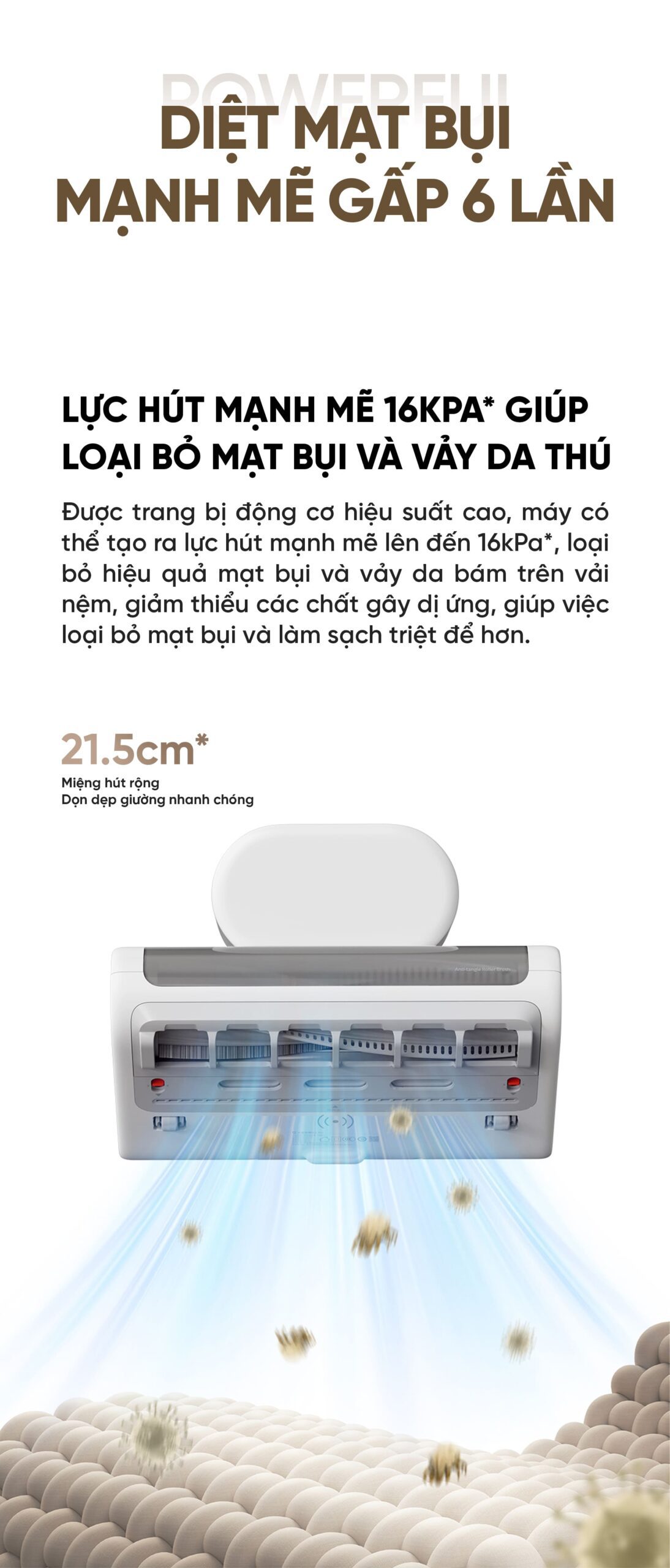 Máy hút bụi diệt khuẩn Mijia 2 Pro