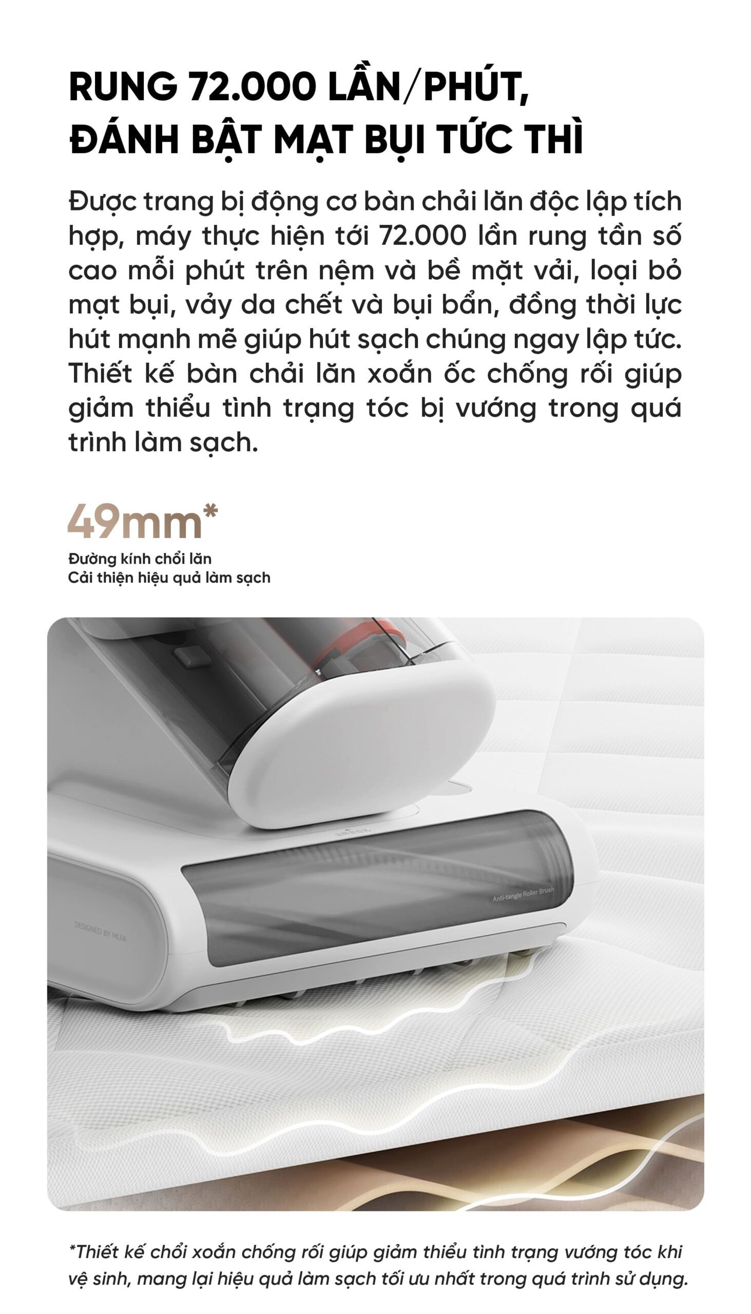 Máy hút bụi diệt khuẩn Mijia 2 Pro