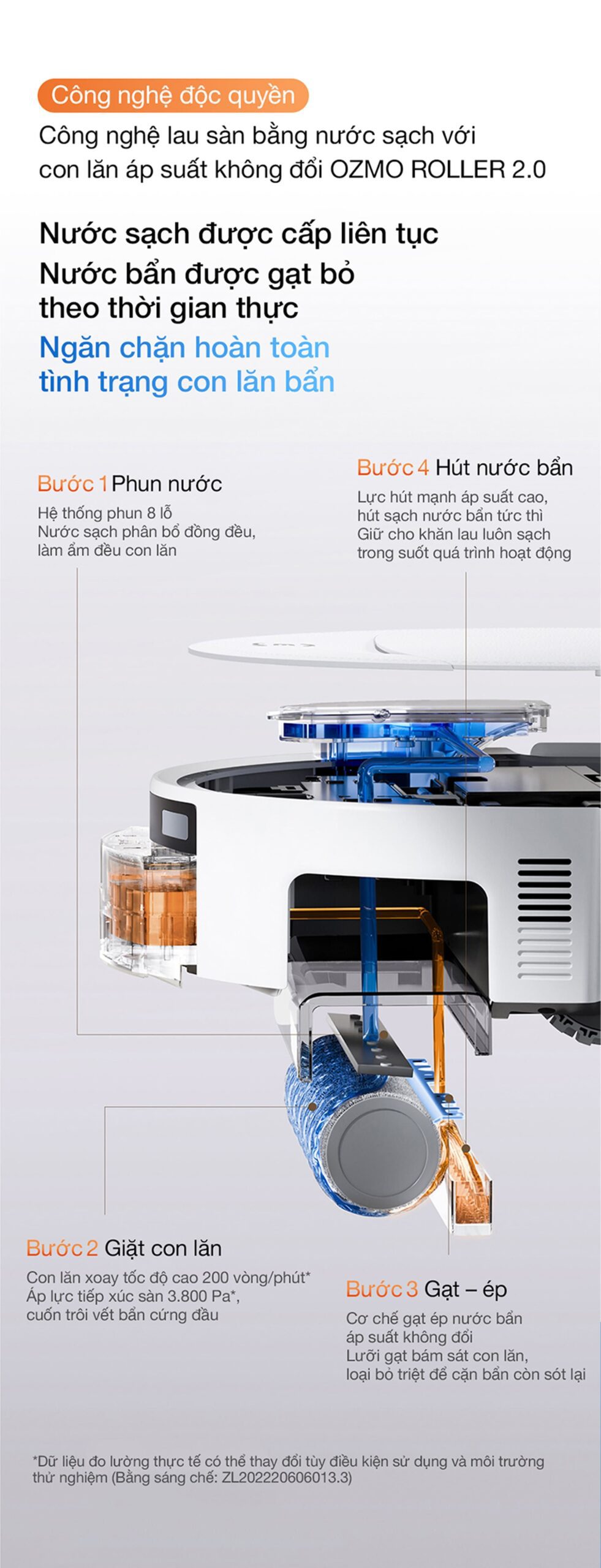 Robot hút bụi lau nhà Ecovacs Deebot T80S Omni
