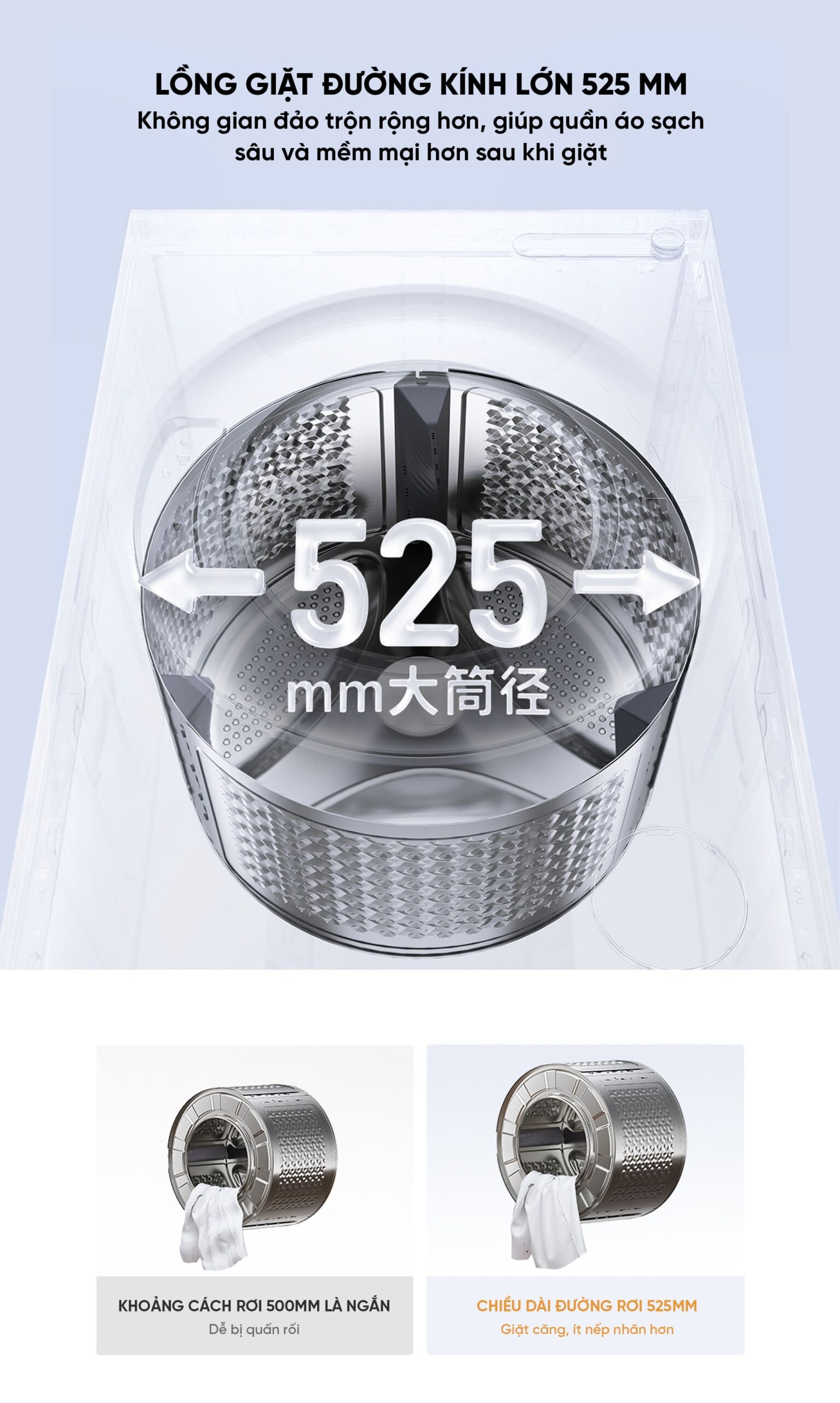Máy giặt Xiaomi Mijia XQG100MJ205 10kg Phiên bản 2026 Lắp âm tường