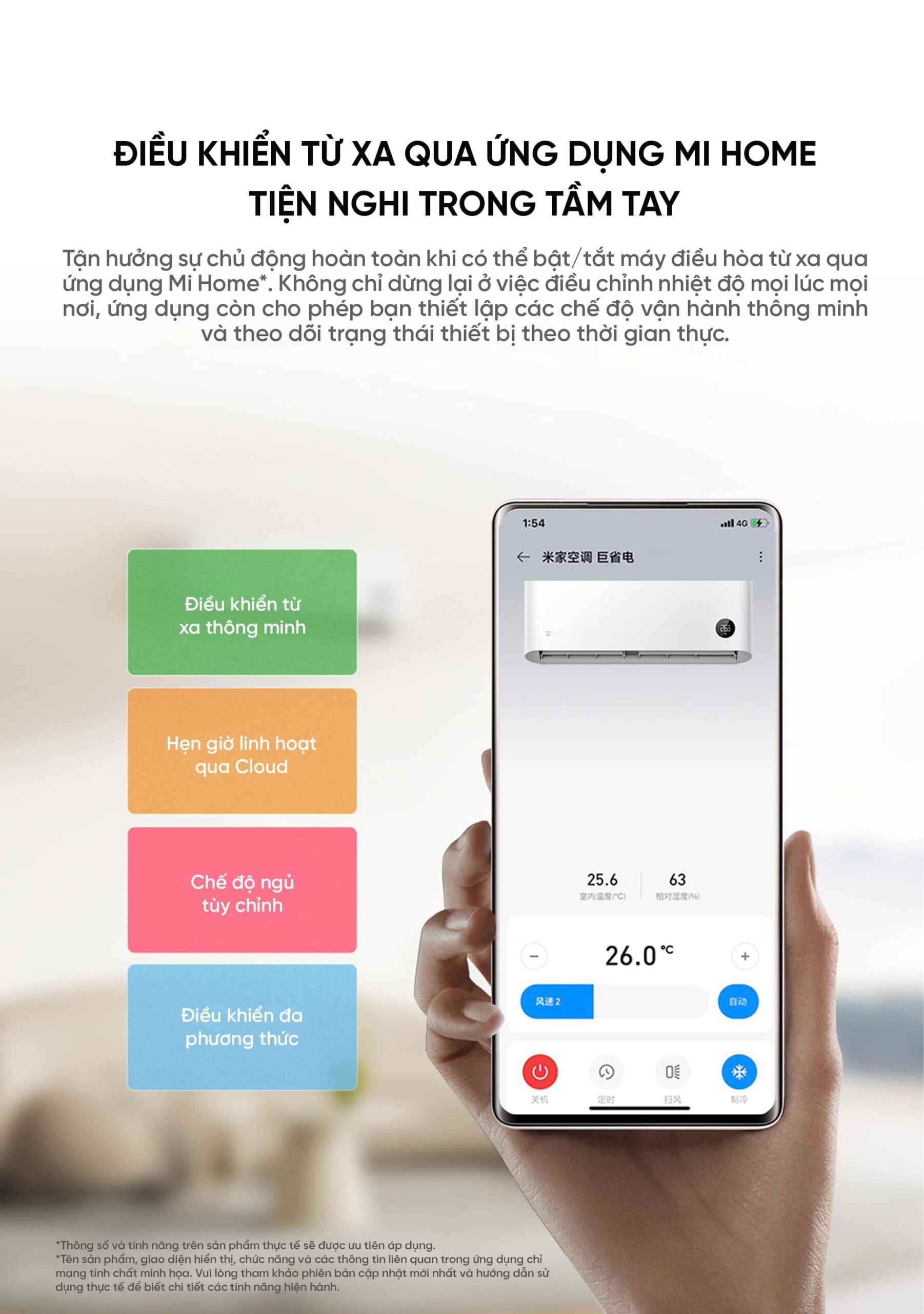 Điều hòa 2 chiều thông minh Xiaomi Mijia 72GW-NA30/N1A1