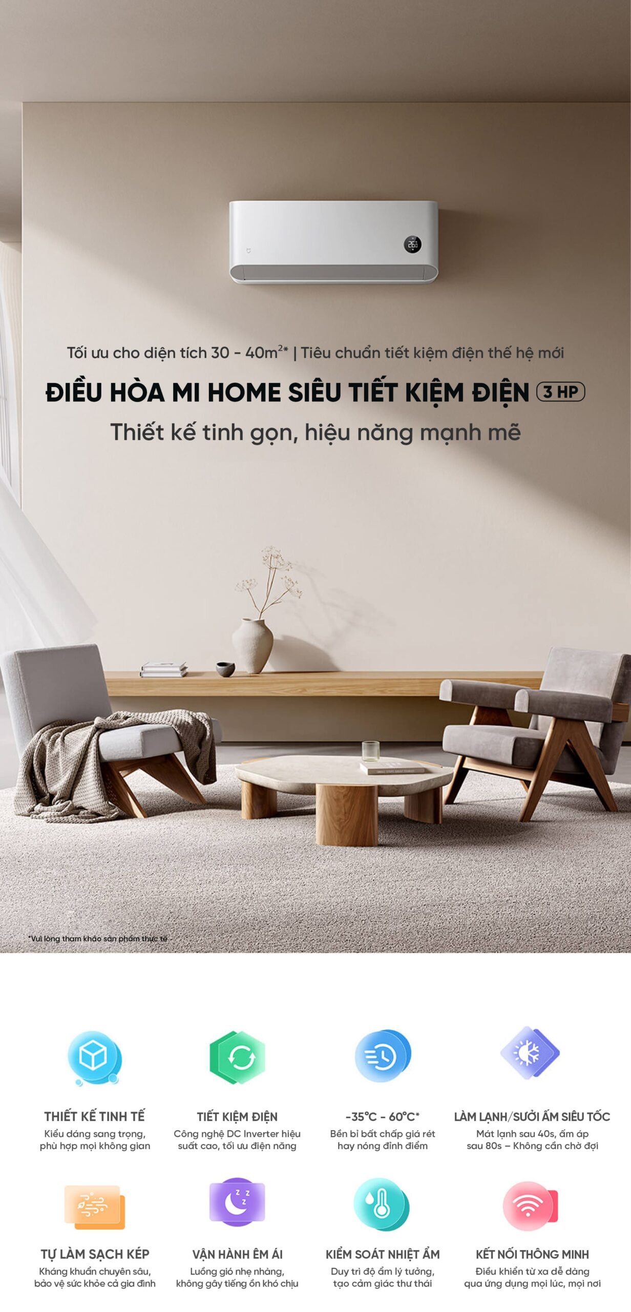Điều hòa 2 chiều thông minh Xiaomi Mijia 72GW-NA30/N1A1