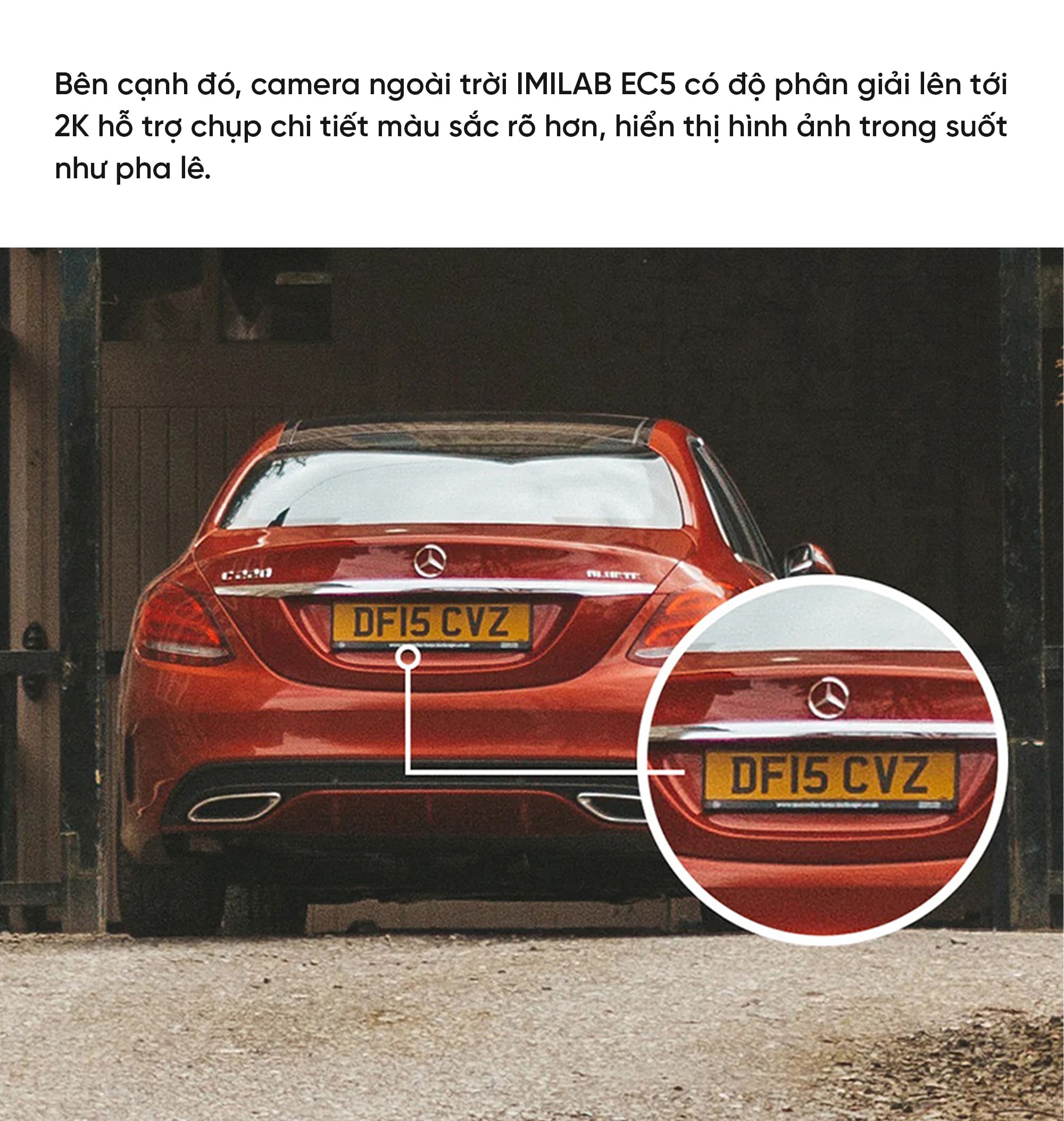 Camera ngoài trời Xiaomi IMILAB EC5 - Kết nối app Mihome