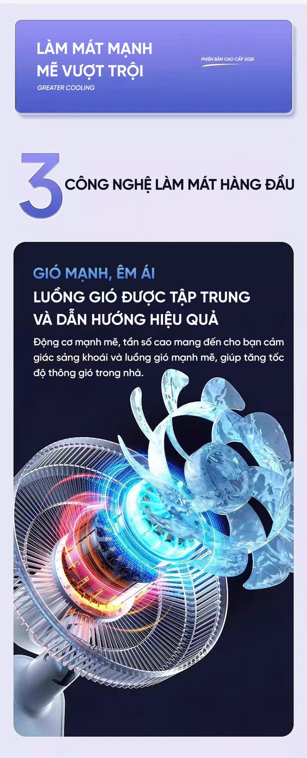 Quạt treo tường Xiaomi Jipin JP-FGB-B22SR 7 Cánh kết nối App Xiaomi Home