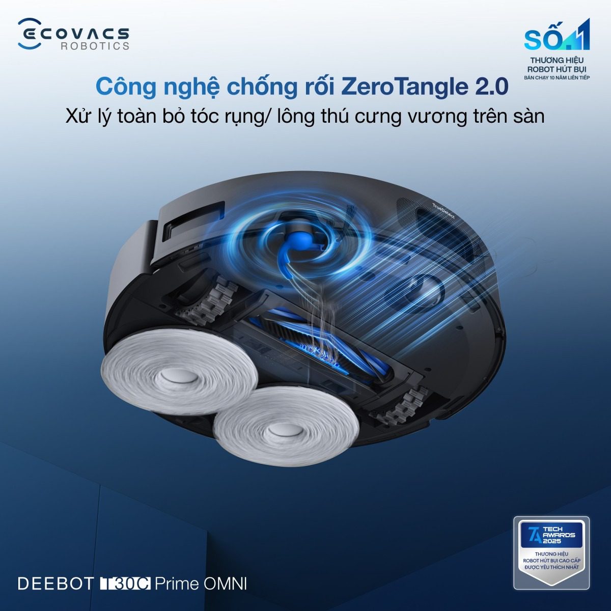 Robot hút bụi Ecovacs T30C Prime