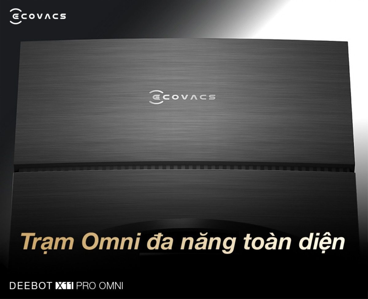 Robot hút bụi Ecovacs X11 Pro OMNI tự động cấp xả nước