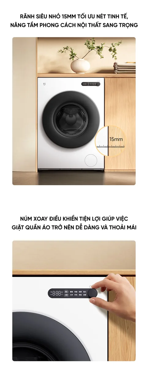 Máy giặt Xiaomi Mijia XQG100MJ204 10kg Phiên bản 2026 Lắp âm tường