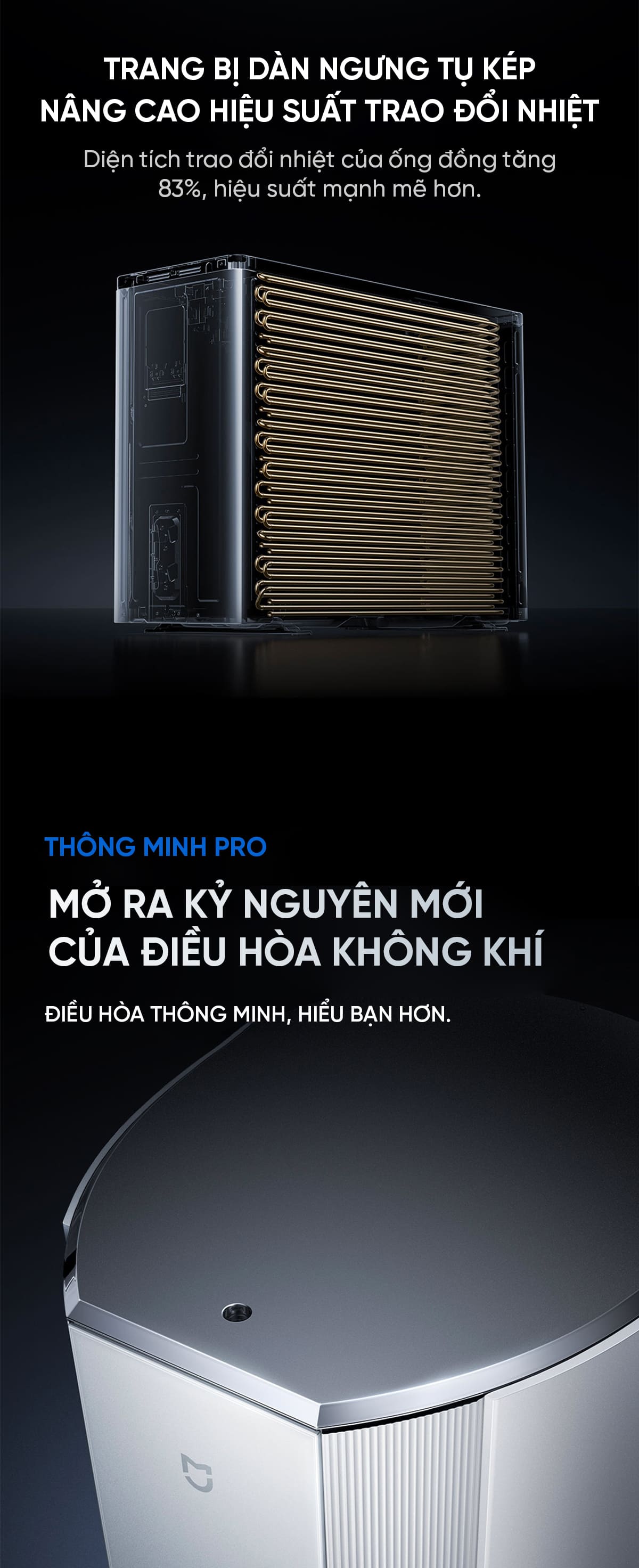 Điều hòa cây đứng Xiaomi Mijia Pro 3Hp Cấp khí tươi KFR-72LW-NA11 / F1A1