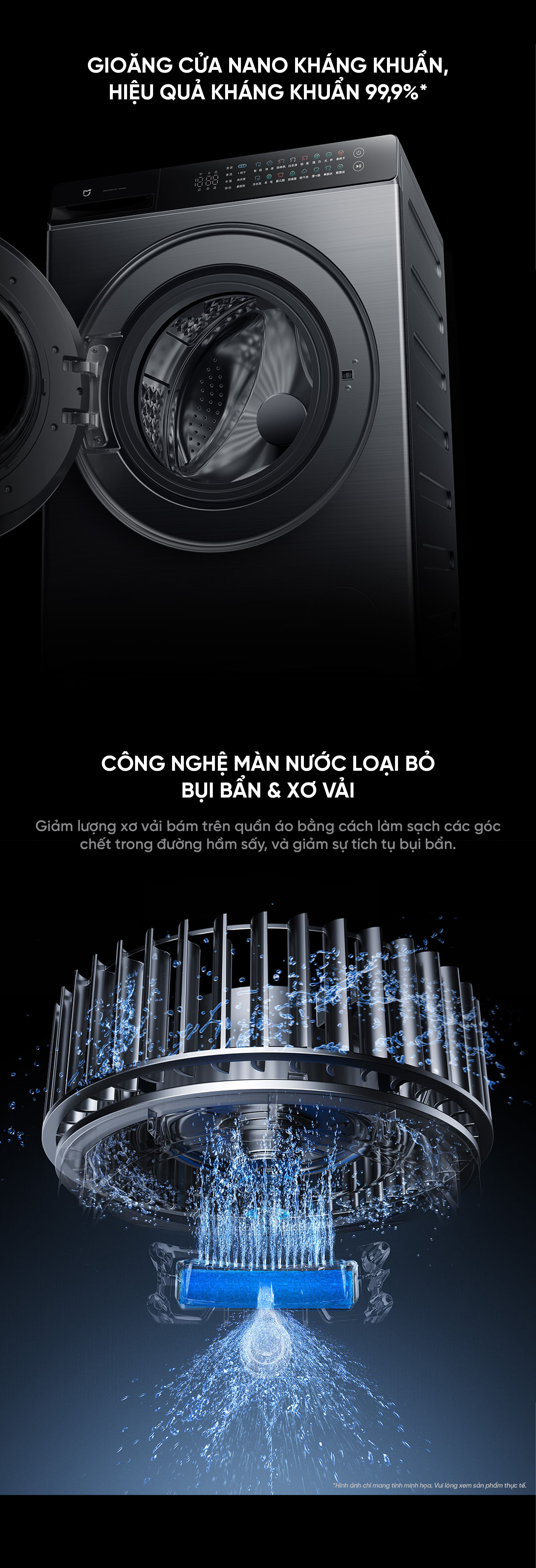Máy giặt sấy Mijia Pro 12kg