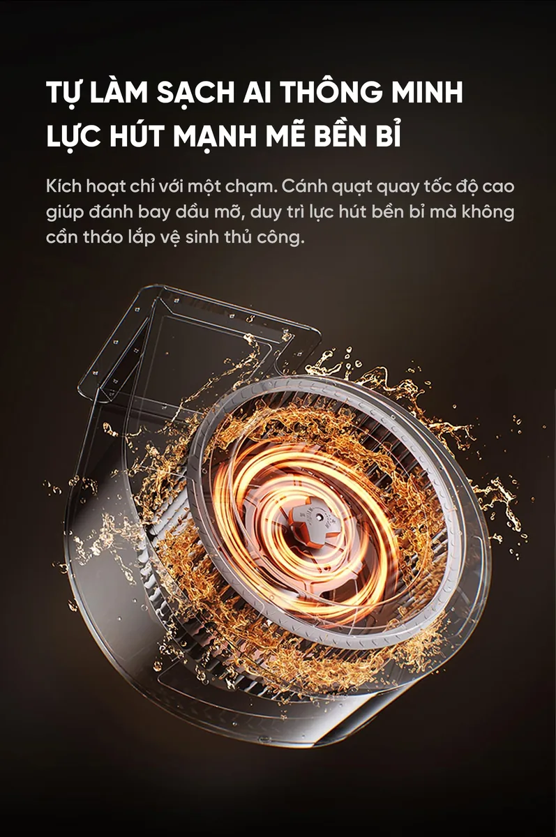 Máy hút mùi Xiaomi Viomi Kunpeng 2 Kết Nối App New Model