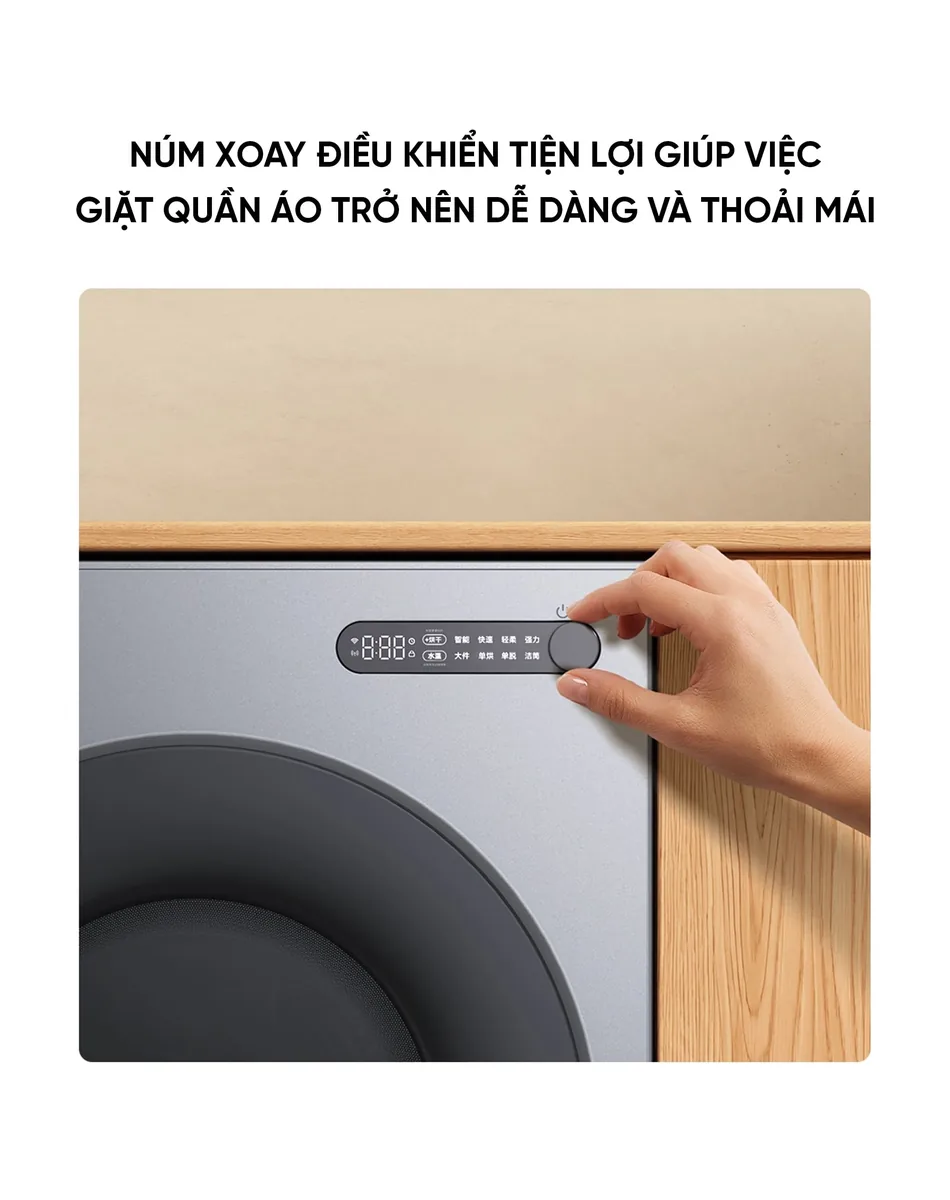 Máy giặt sấy Xiaomi Mijia XHQG100MJ109 12kg sấy 9kg 2026
