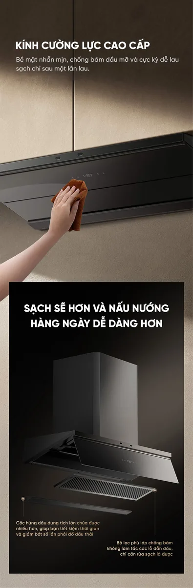 Máy hút mùi Xiaomi Viomi Kunpeng 2 Kết Nối App New Model