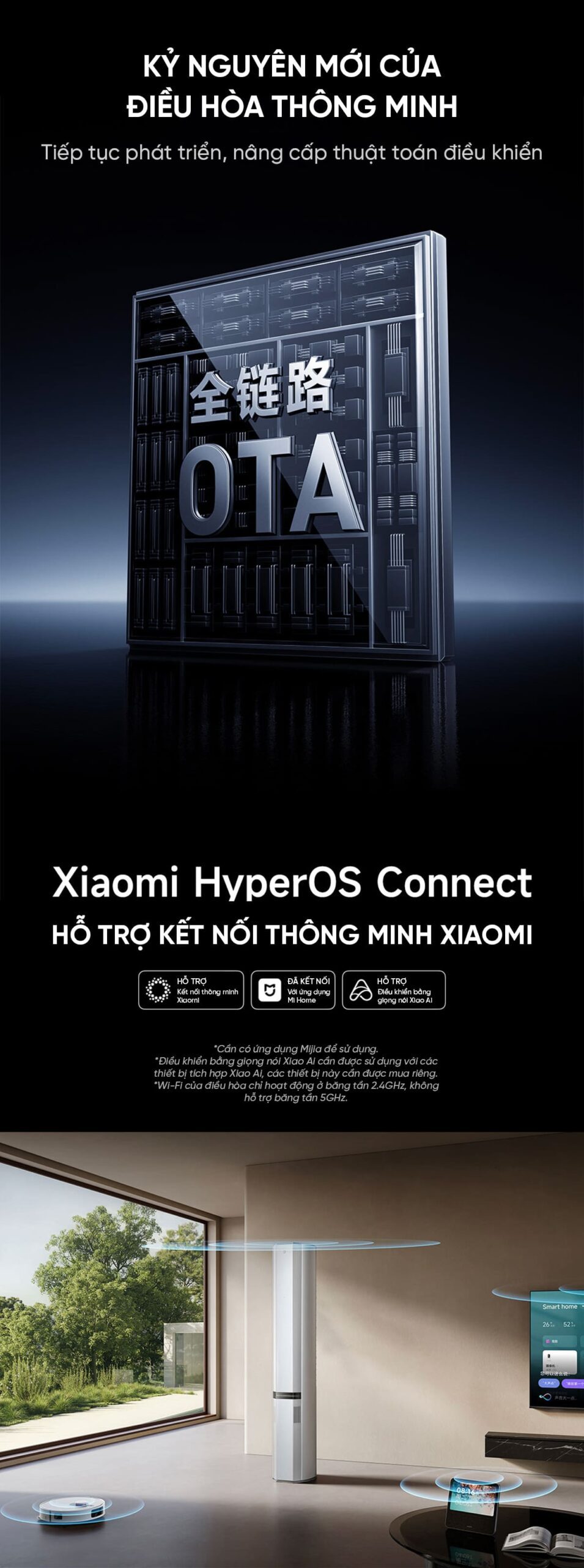 Điều hòa cây đứng Xiaomi Mijia Pro 3Hp Cấp khí tươi KFR-72LW-NA11 / F1A1