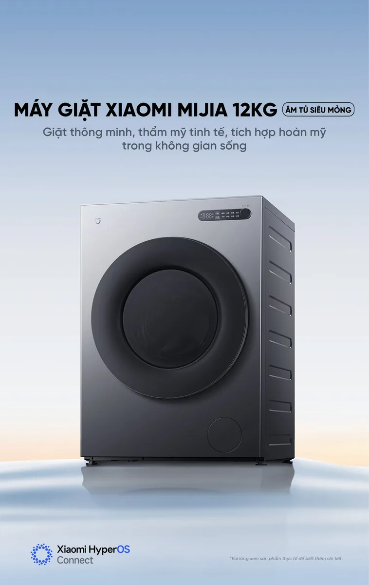 Máy giặt Xiaomi Mijia XQG120MJ105 12kg chỉ giặt Phiên bản 2026 Lắp âm tường