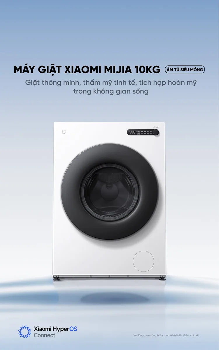 Máy giặt Xiaomi Mijia XQG100MJ204 10kg Phiên bản 2026 Lắp âm tường