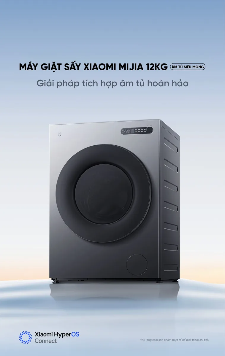Máy giặt sấy Xiaomi Mijia XHQG100MJ109 12kg sấy 9kg 2026