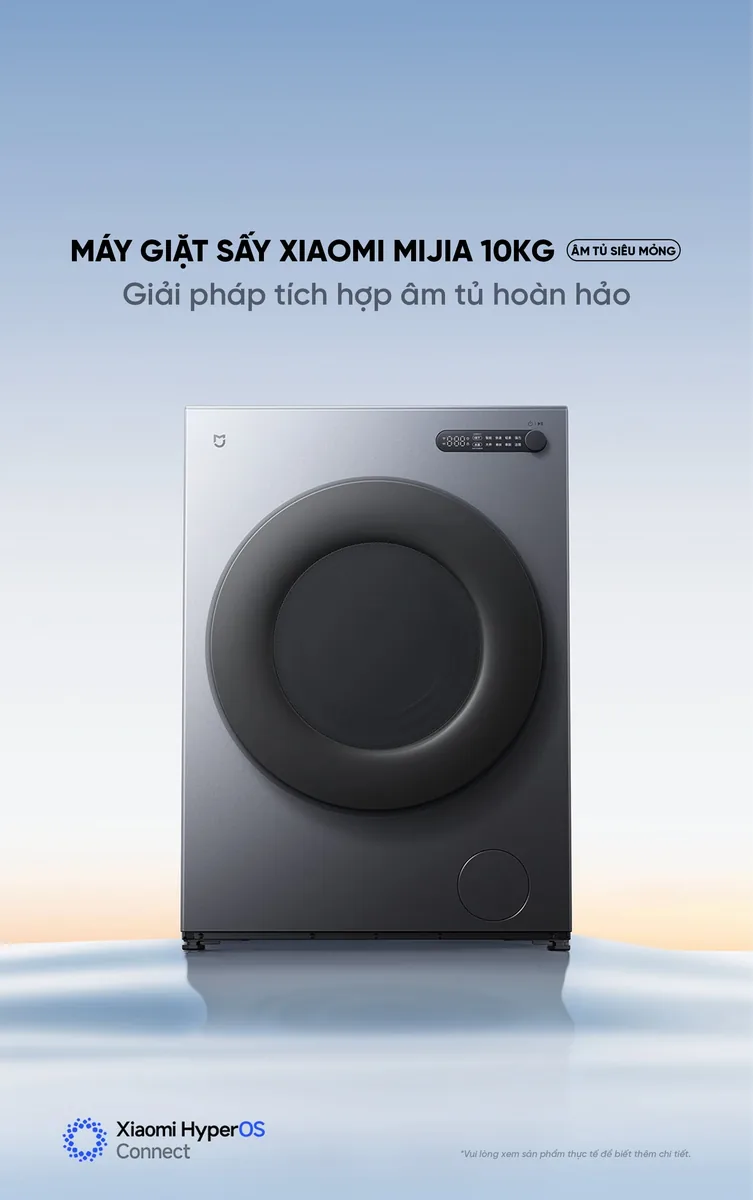 Máy giặt sấy Xiaomi Mijia XHQG100MJ111 10kg sấy 7kg 2026
