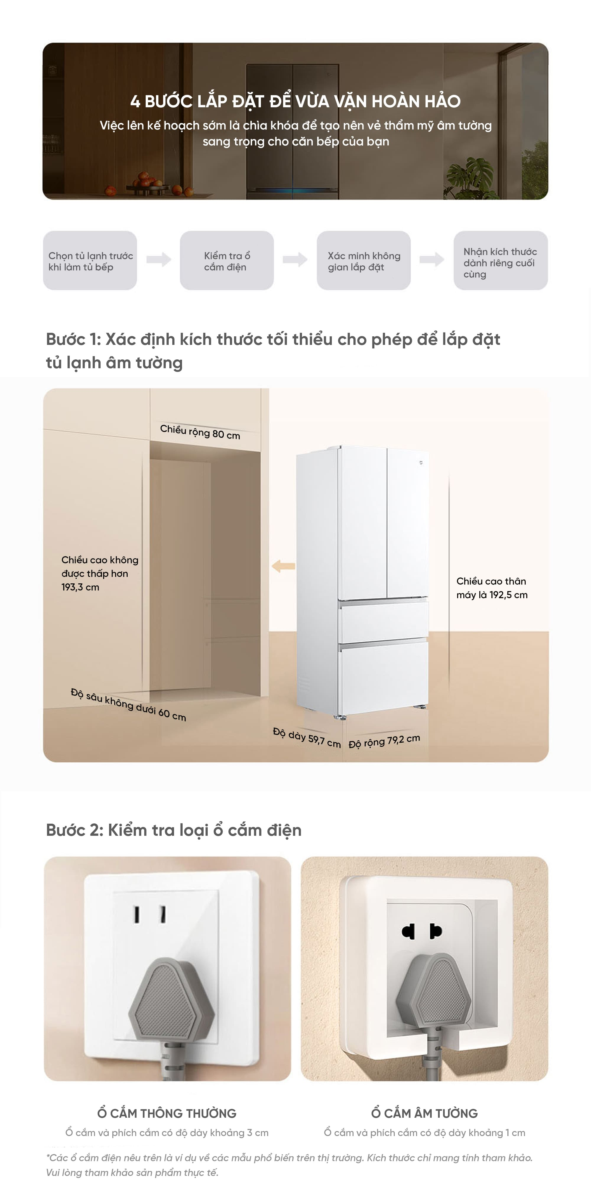 Tủ lạnh Xiaomi mijia 508L Pro Kiểu Pháp 2026 Pha Lê Có Đá Rơi i.on 4.0
