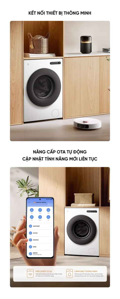 Máy giặt Xiaomi Mijia XQG100MJ204 10kg Phiên bản 2026 Lắp âm tường