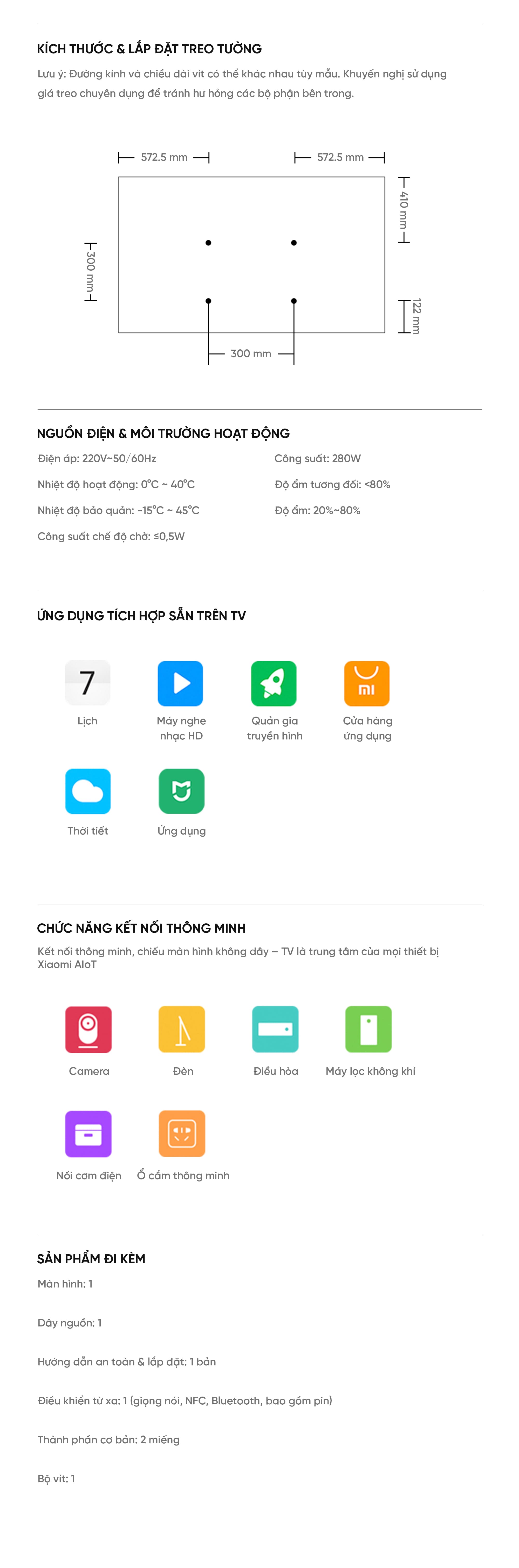 Tivi Xiaomi Redmi X65 Miniled Ram 4/64Gb 2026 độ sáng 1200nits 288Hz