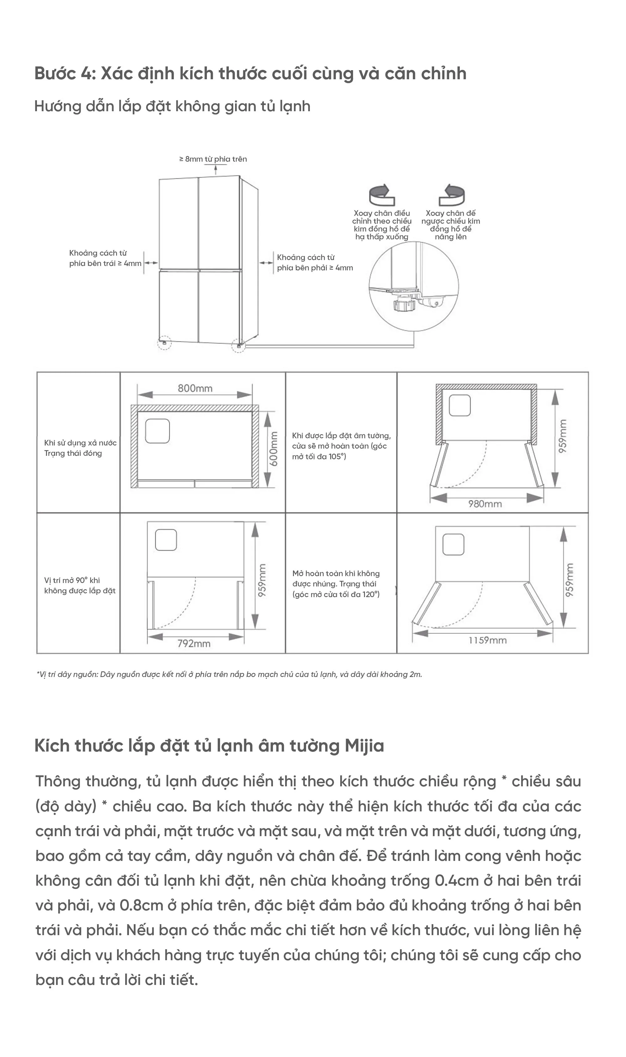 Tủ lạnh Xiaomi mijia 508L Pro 2026 Pha Lê Có Đá Rơi i.on 4.0