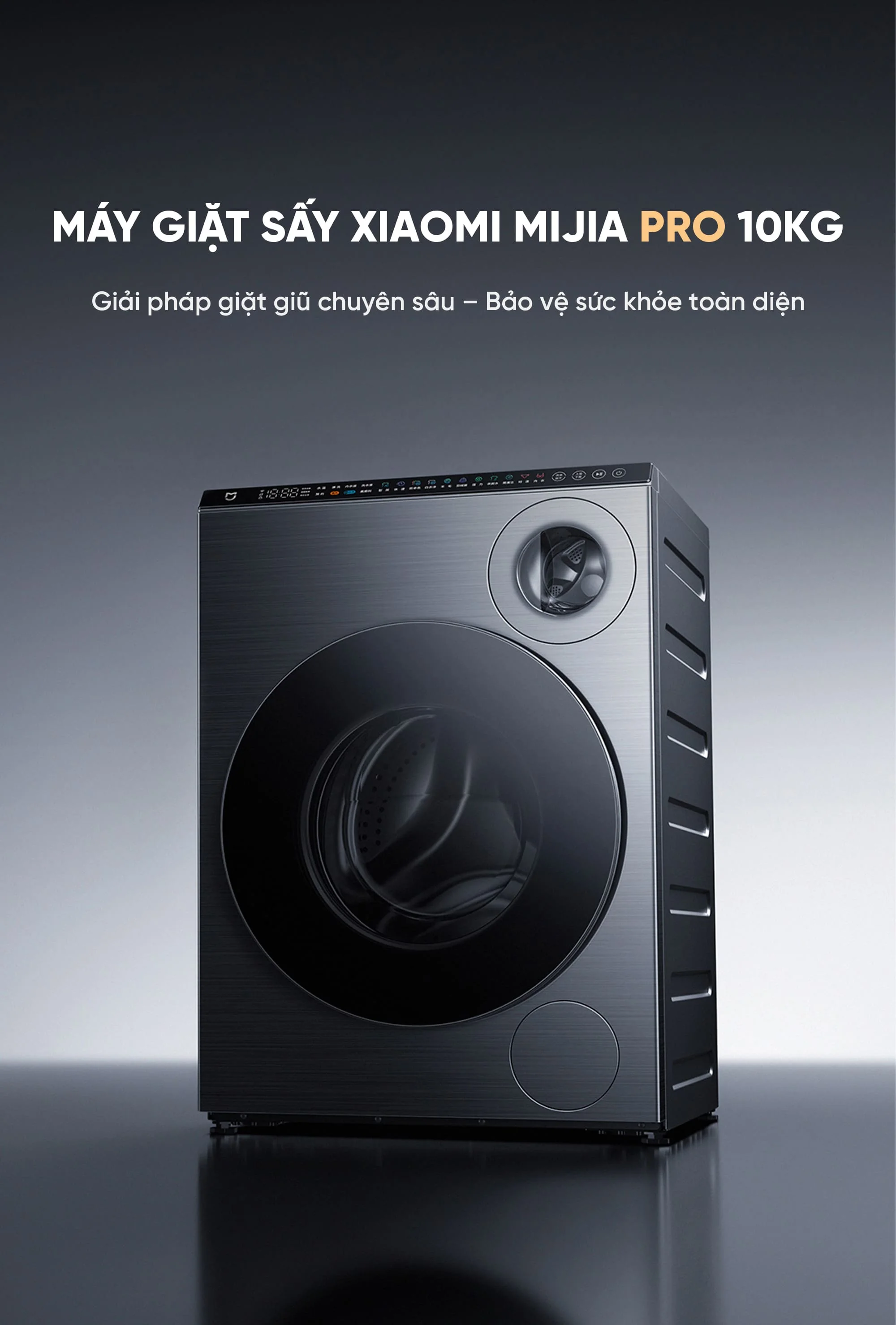 Máy giặt sấy 2 lồng Xiaomi Mijia XHQG103MJ108, giặt 10kg, sấy 7kg
