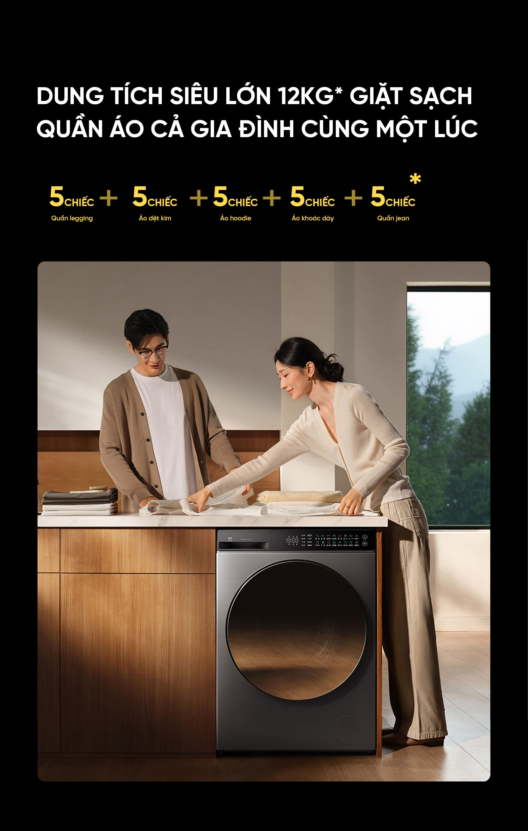 Máy giặt sấy Mijia Pro 12kg