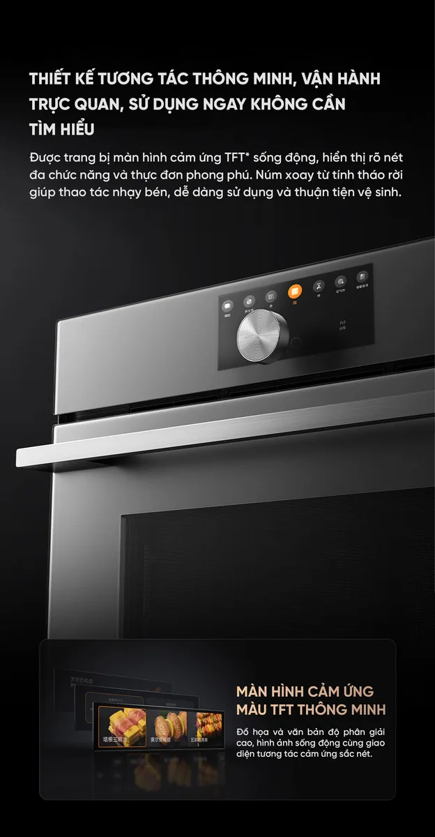 Lò vi sóng hấp nướng đa năng Xiaomi Mija Pro 52L Kết Nối App Model 2026
