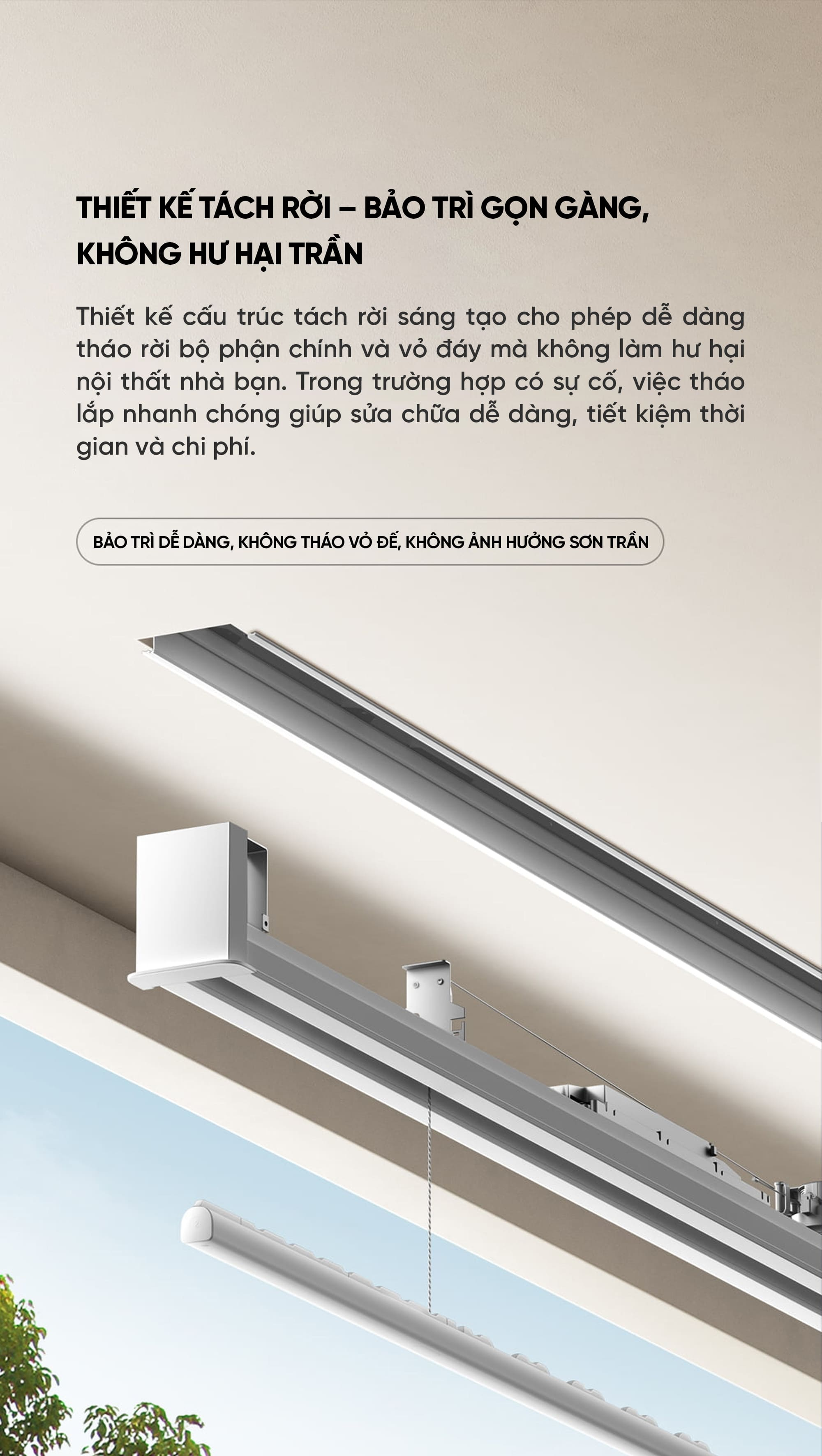 Dàn Phơi Quần Áo Xiaomi Mija 2.4M Có Sấy Thông Minh