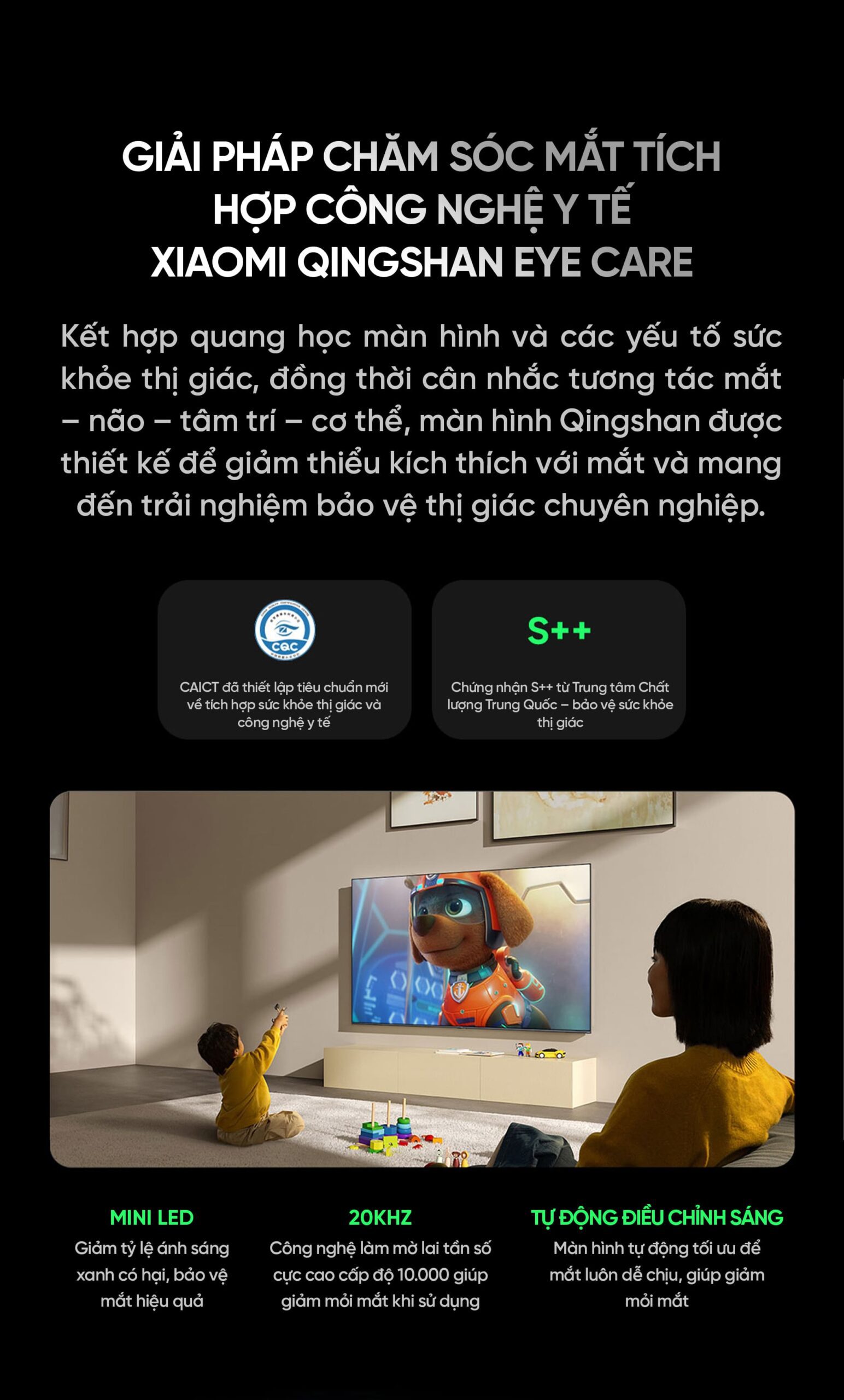 Tivi Xiaomi Redmi X65 Miniled Ram 4/64Gb 2026 độ sáng 1200nits 288Hz