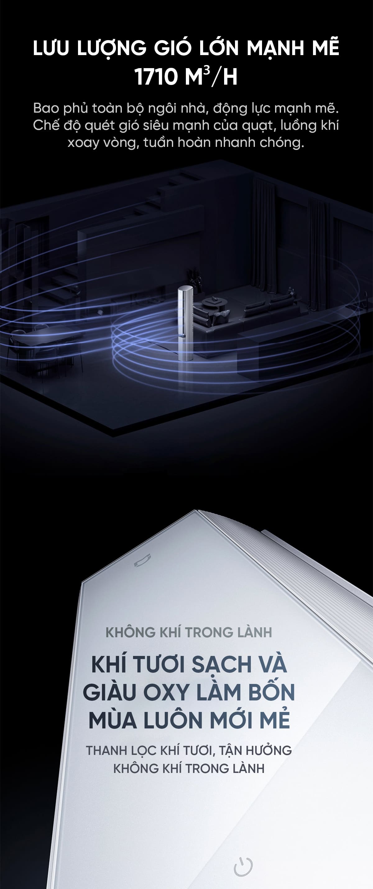 Điều hòa cây đứng Xiaomi Mijia Pro 3Hp Cấp khí tươi KFR-72LW-NA11 / F1A1