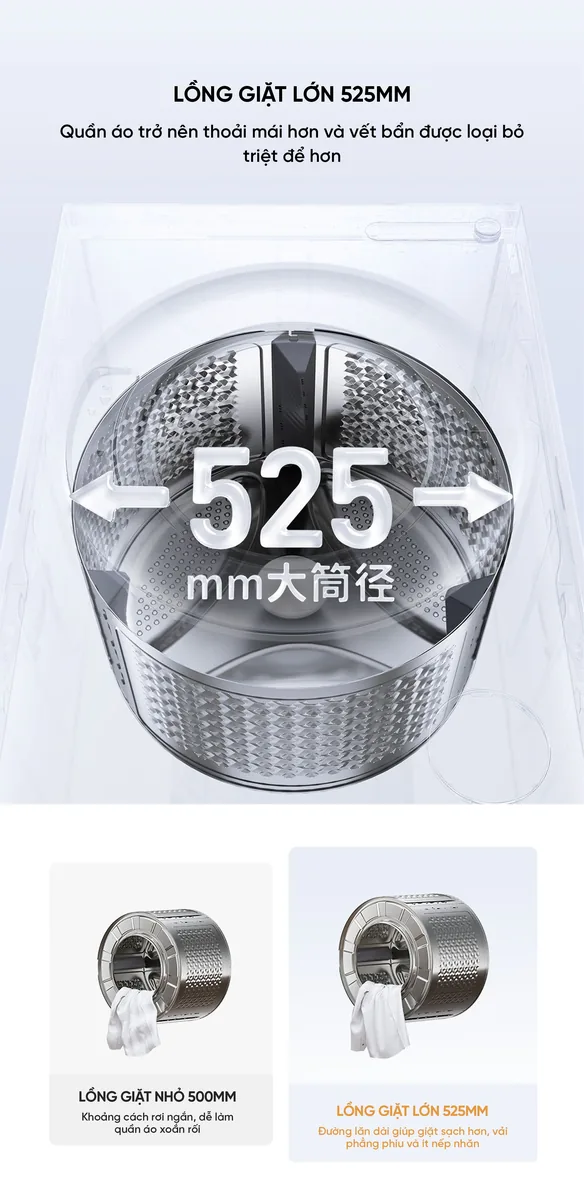 Máy giặt Xiaomi Mijia XQG100MJ204 10kg Phiên bản 2026 Lắp âm tường