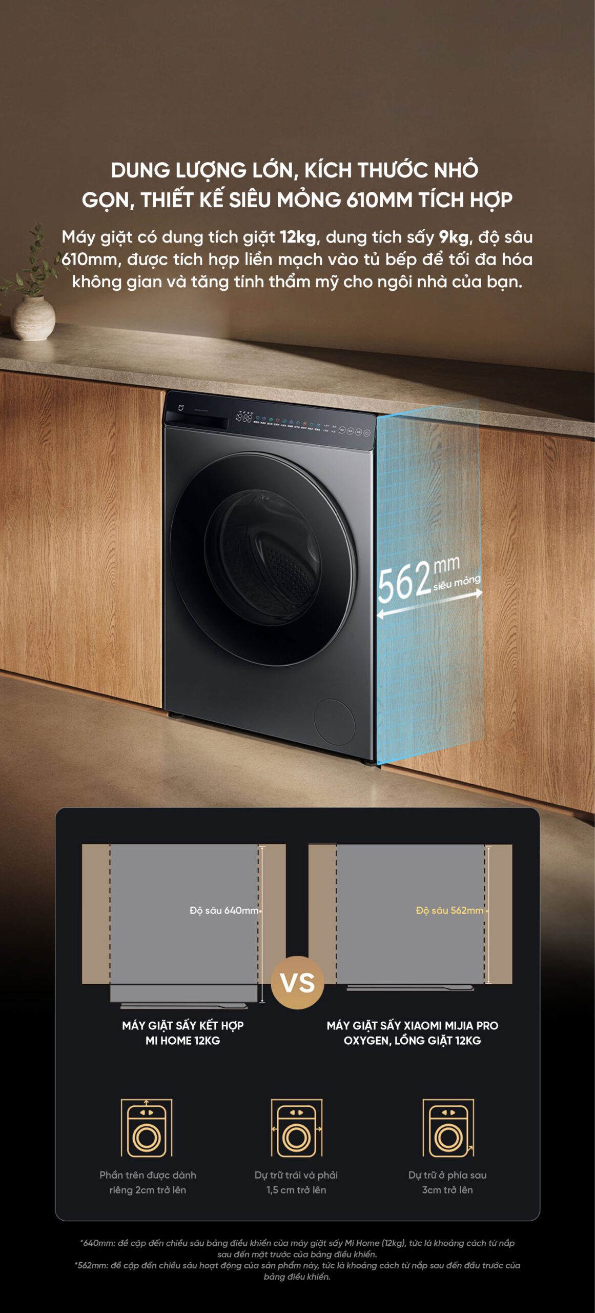 Máy giặt sấy Xiaomi XHQG120MJ102 Pro giặt 12kg sấy 9kg Công Nghệ Oxygen