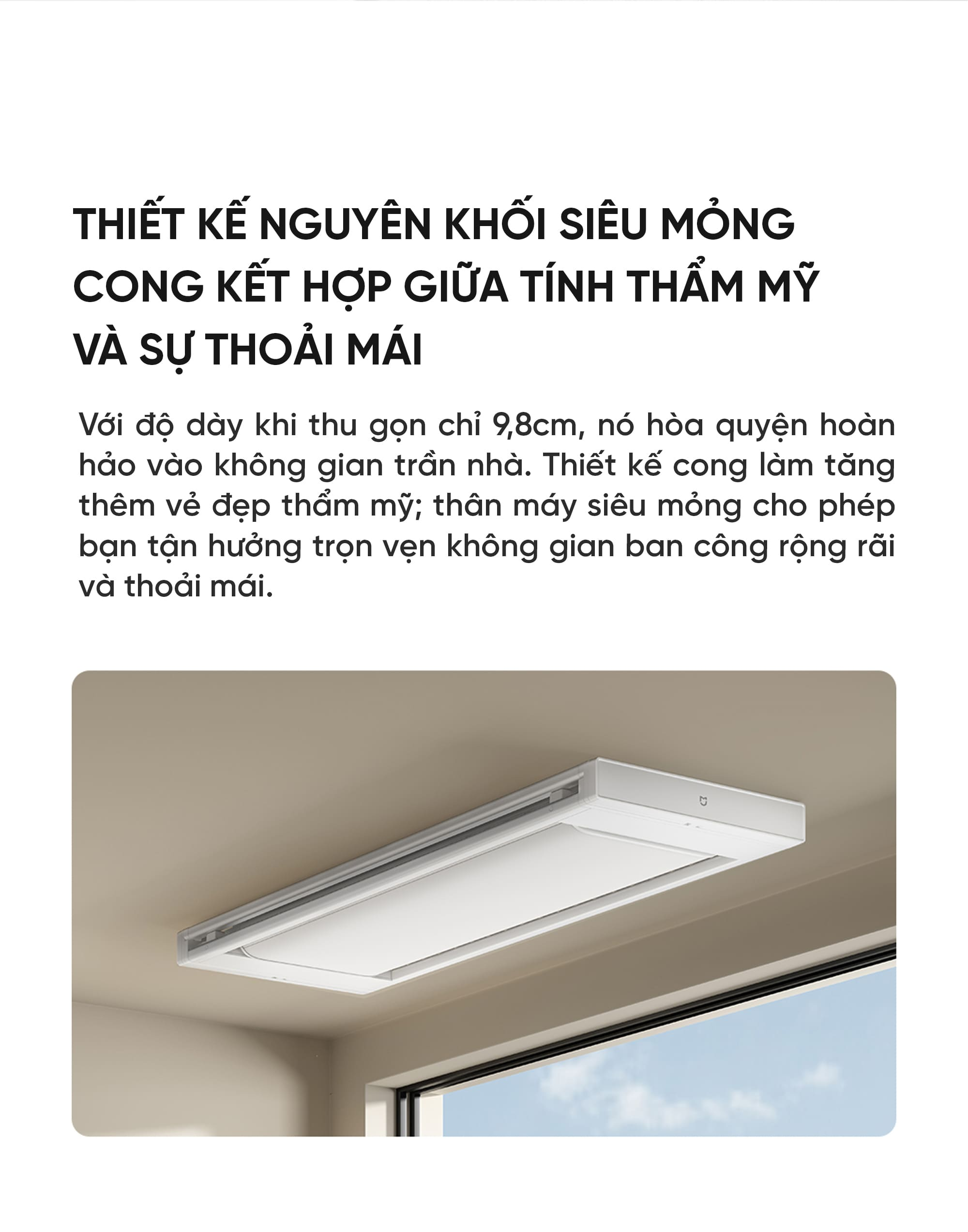 Giá phơi quần áo thông minh Mijia 3