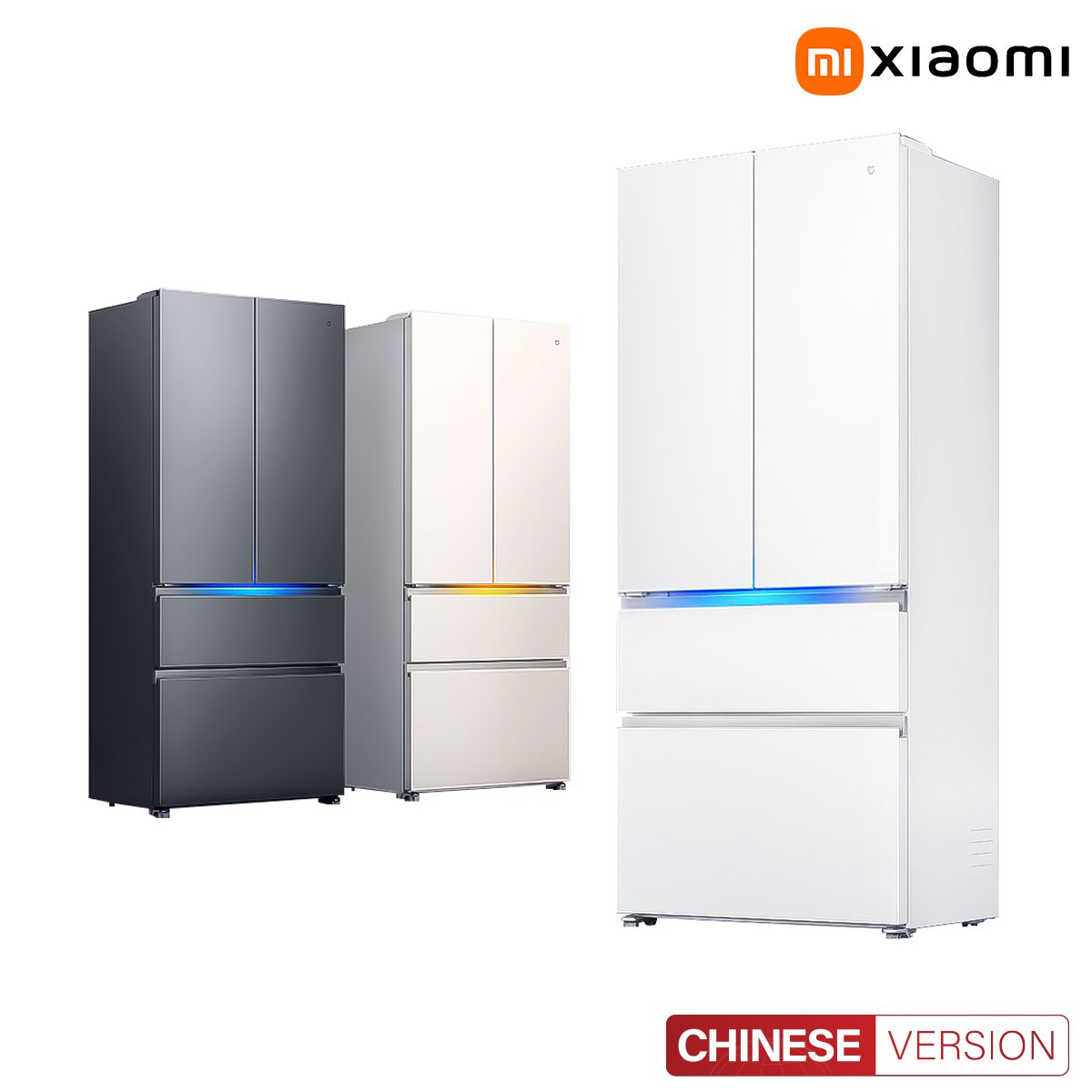 Tủ lạnh Xiaomi mijia 508L Pro Kiểu Pháp 2026 Pha Lê Có Đá Rơi i.on 4.0