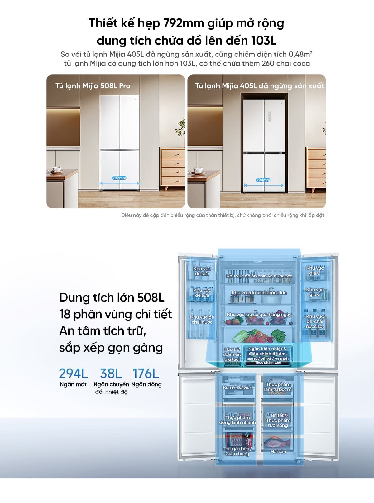Tủ Lạnh 508L Pro 2026 Làm Đá Tự Động