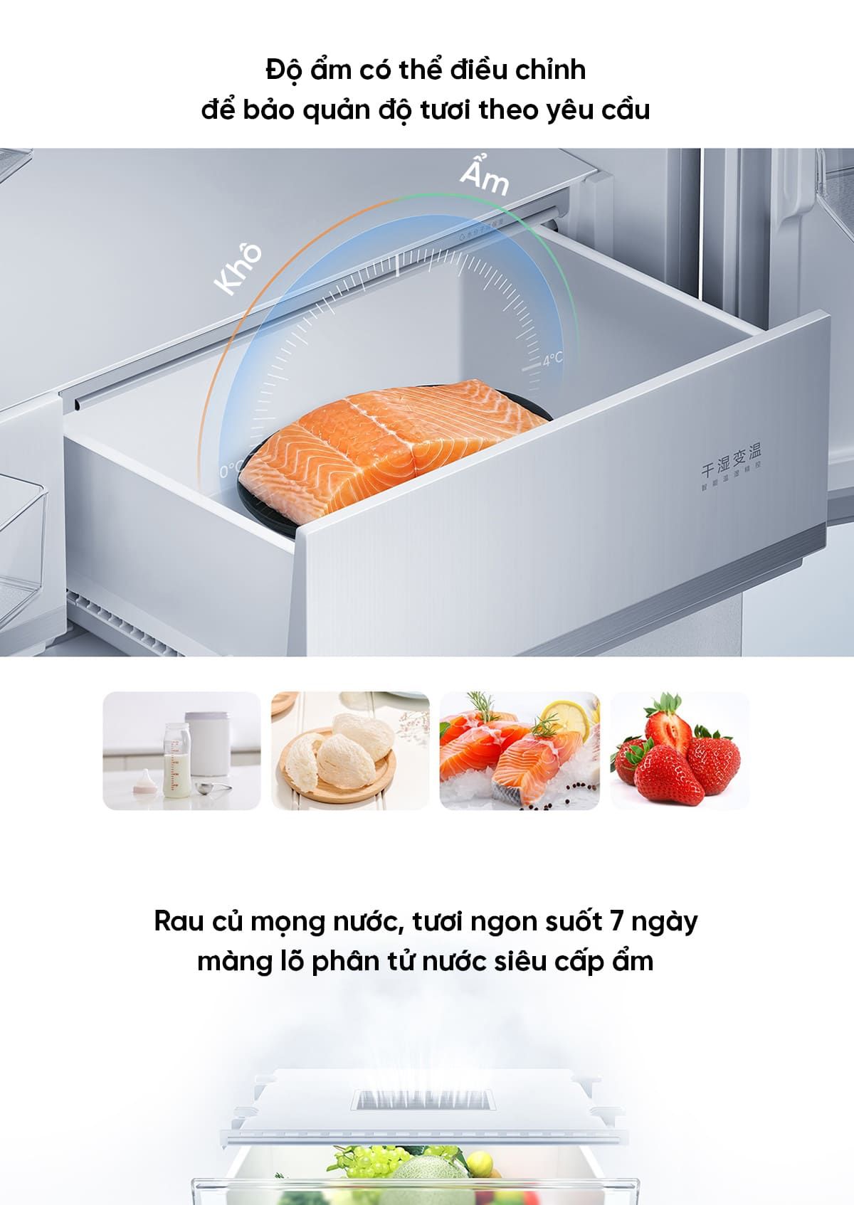 Tủ Lạnh 508L Pro 2026 Làm Đá Tự Động